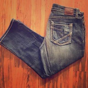 BKE Jean Capris Kate Stretch size 31 Buckle